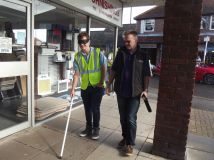 World Sight Day Oct 2014 Stuart and Lion Steve 007